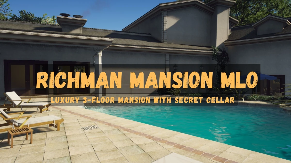 Richman Mansion MLO FiveM | Luxury 3-Floor Mansion